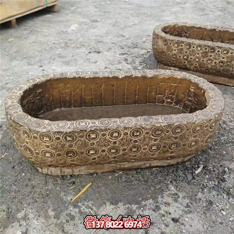 唯美老石槽，給你完美園林景觀