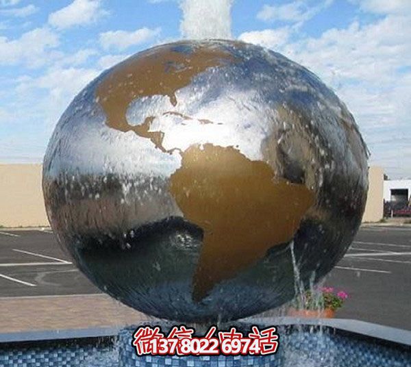 高品質(zhì)不銹鋼噴泉雕塑，裝點(diǎn)你的公園