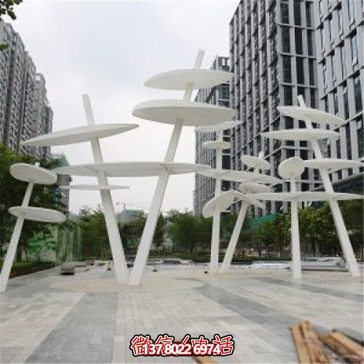 不銹鋼大型樹葉雕塑，為你的戶外景觀創(chuàng)造獨特的創(chuàng)意