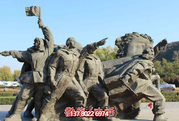 大型石雕景觀擺件，為廣場增添創(chuàng)意人物氣息