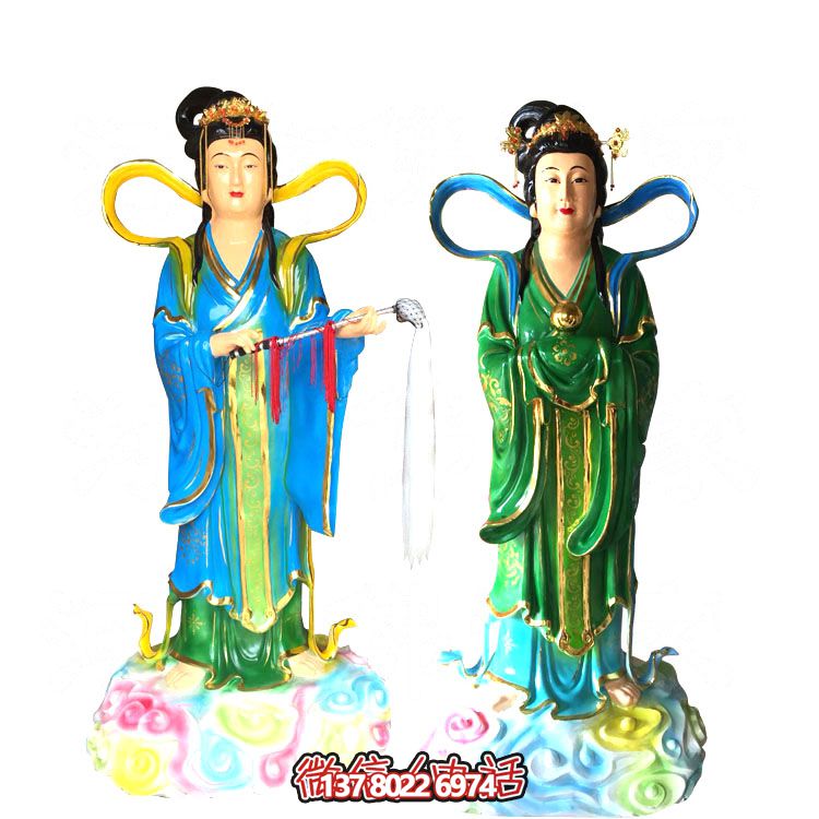 七仙女玻璃鋼雕塑，打造完美園林