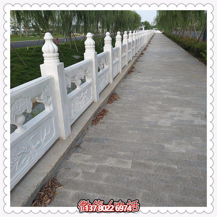 精美石雕護(hù)欄，讓您的河道美化更上一層樓
