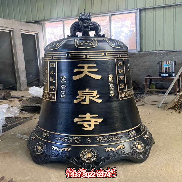 天泉青銅掛鐘雕塑傳承古老文化，鑄就精美藝術(shù)品