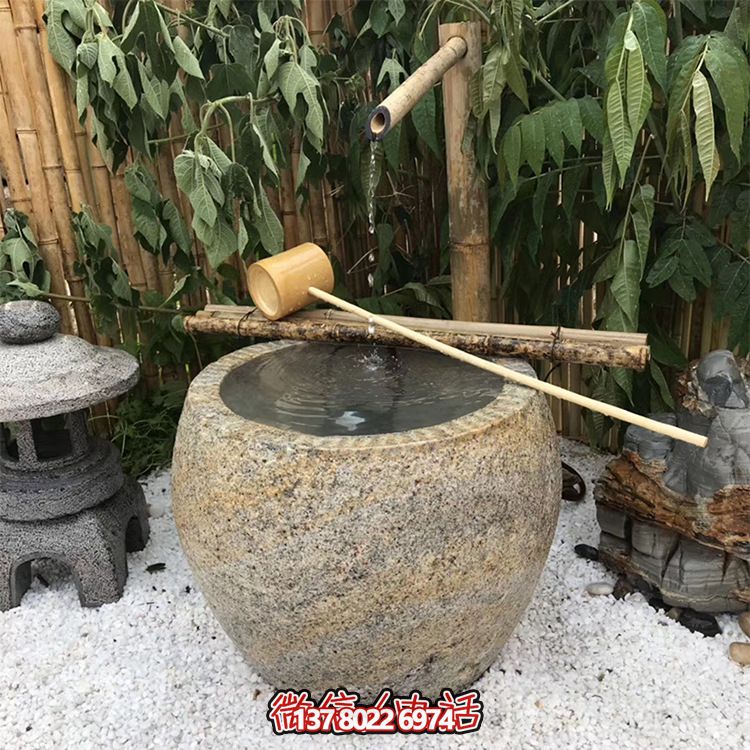 仿古砂石雕塑花盆，創(chuàng)意舊風(fēng)裝飾景區(qū)
