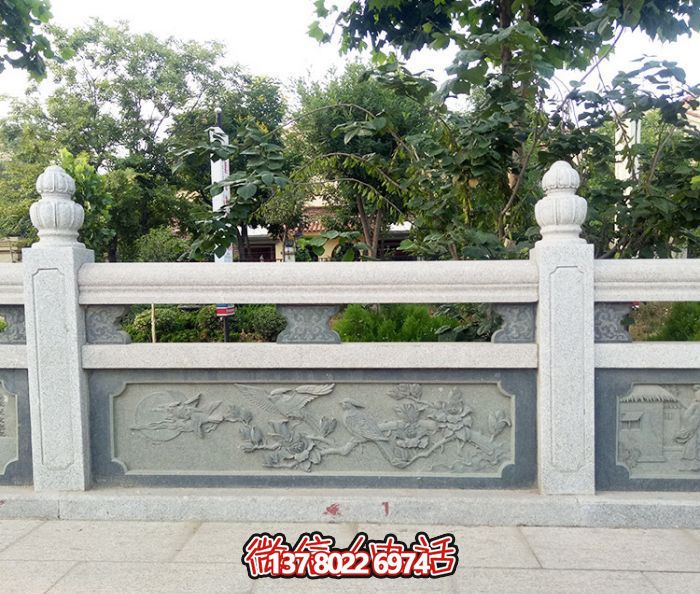 精美石欄系列，搭配園林花園，提升圍欄美感