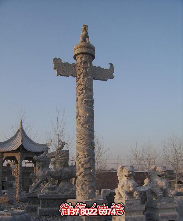 精美漢白玉雕塑，華美石龍表現(xiàn)中華文化之美
