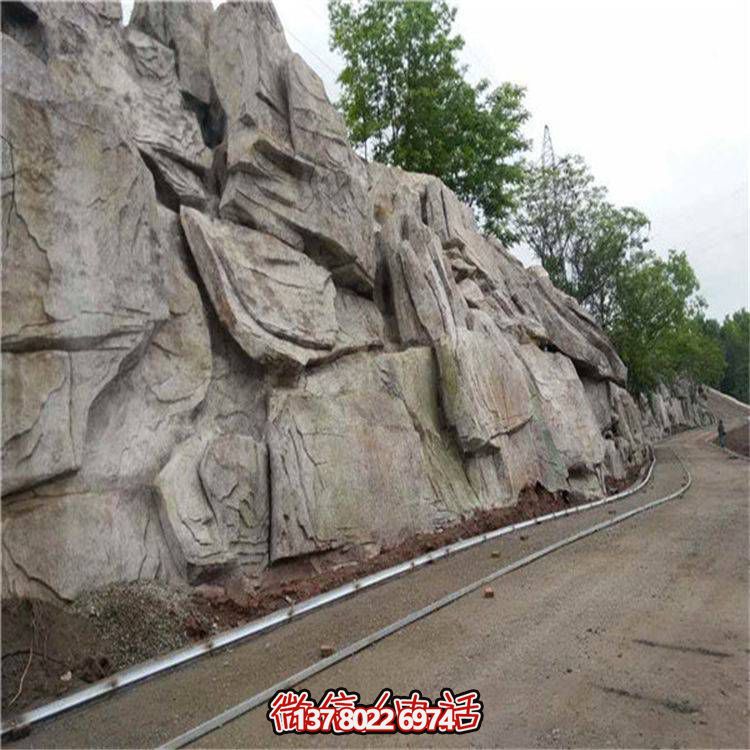 美輪美奐的景觀石，改善戶外街道路邊大型景觀