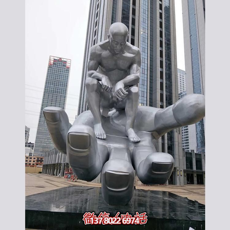 大型不銹鋼創(chuàng)意人物景觀雕塑——鐫刻在商業(yè)街、商業(yè)廣場(chǎng)的精美絕倫