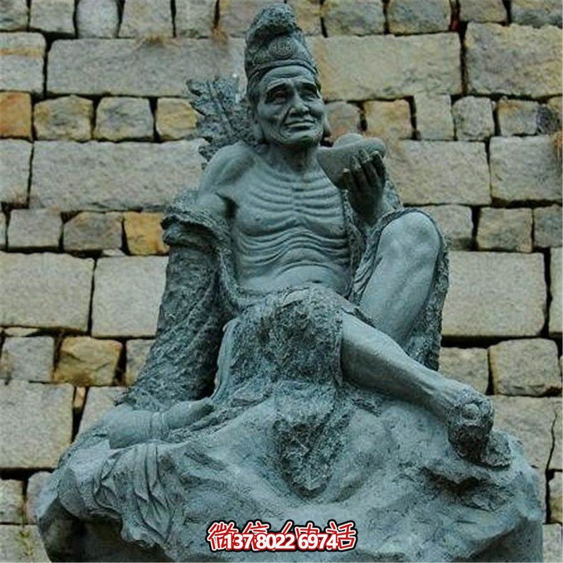 景區(qū)濟(jì)公石雕雕塑，帶你感受大自然的魅力