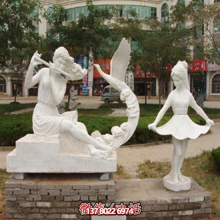 大型石雕人物雕塑，為園林景觀增添靈動(dòng)之美