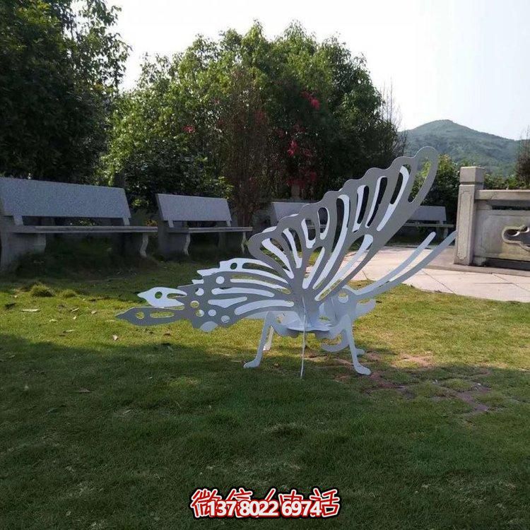 高級不銹鋼雕塑擺件，讓公園更加美麗