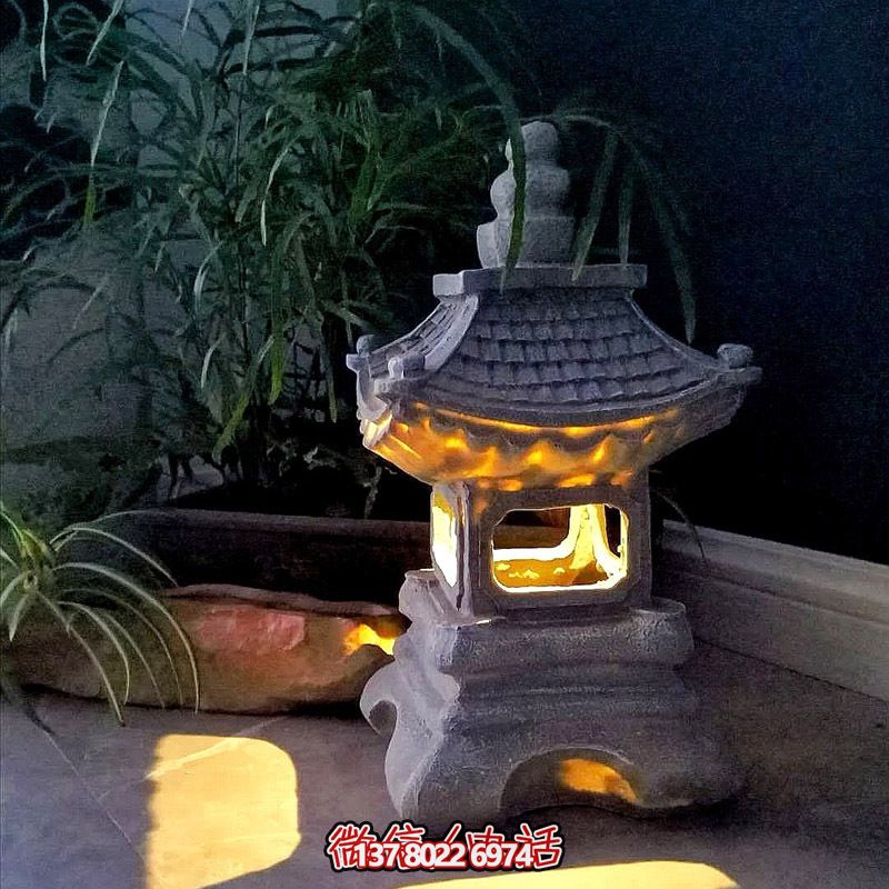 日式風(fēng)落地宮燈，創(chuàng)意裝飾庭院室內(nèi)擺件