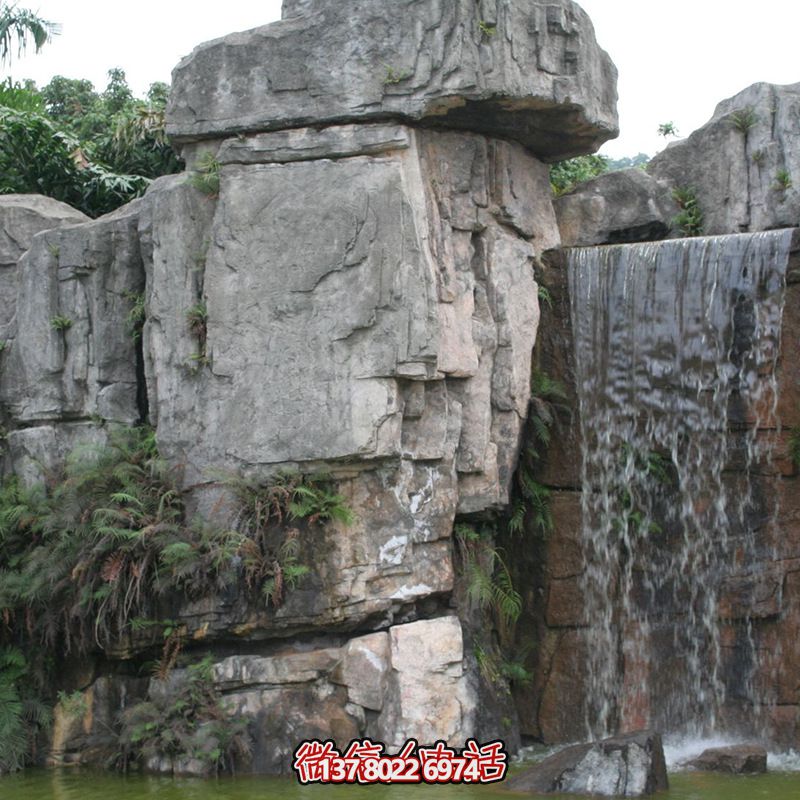 百花爭艷，景致美妙——游覽石假山景觀