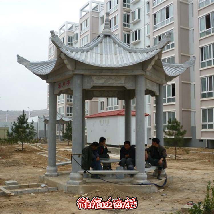 古典風(fēng)情涼亭，點(diǎn)綴小區(qū)廣場(chǎng)，讓您休閑身心