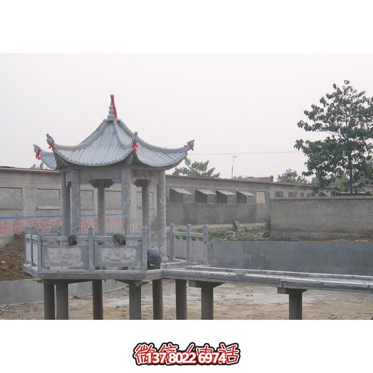 大理石景觀雕塑涼亭，滿(mǎn)足室外休閑需求