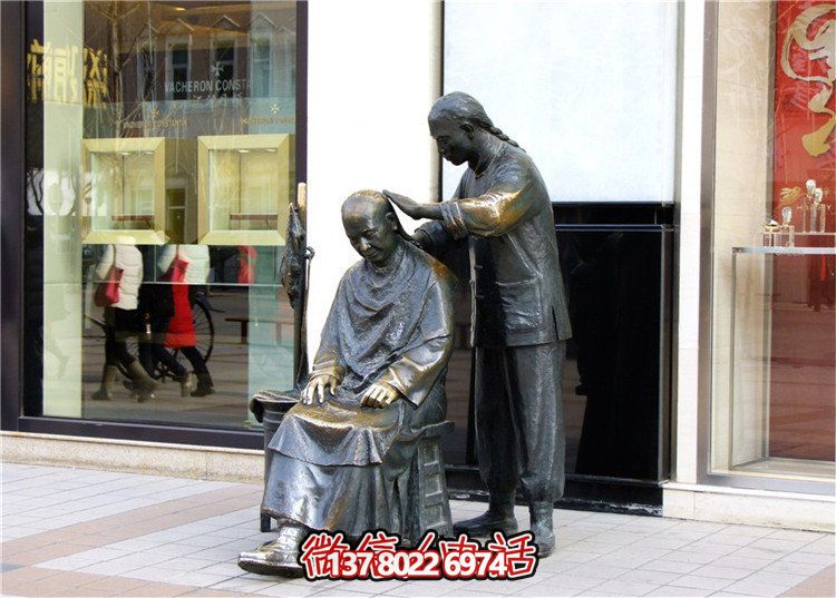 鑄銅雕塑園林景觀，讓你步行街上賞心悅目