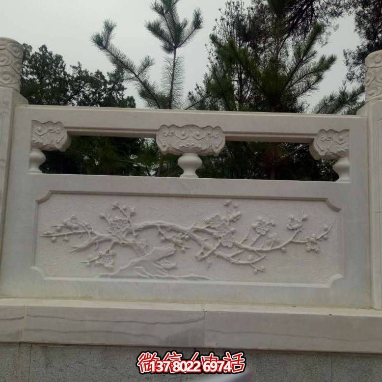 大理石石雕欄桿，給你一個(gè)安全且美麗的橋邊
