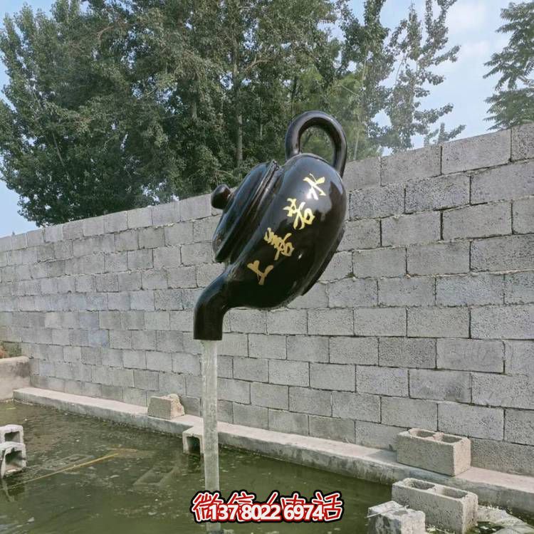 玻璃鋼懸空流水?dāng)[件，室外裝飾藝術(shù)精品