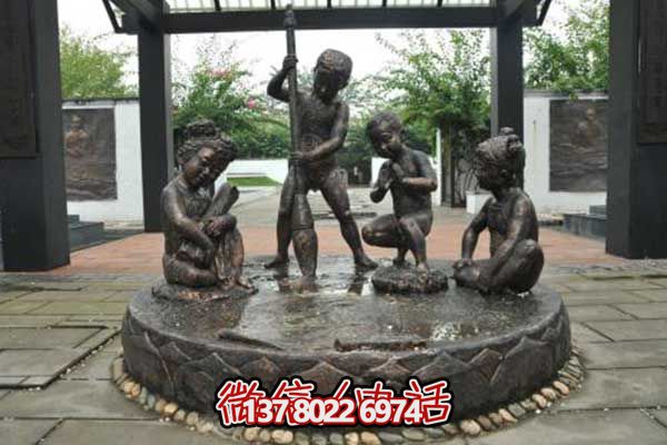 不銹鋼銅雕毛筆，為兒童締造景區(qū)樂趣