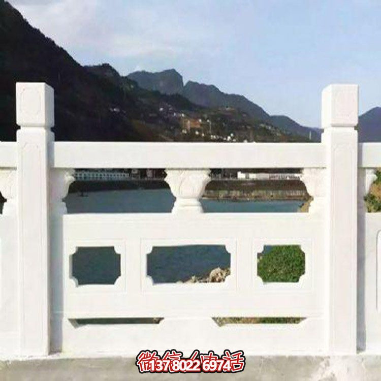大理石雕刻石欄桿，美輪美奐，護(hù)佑家園
