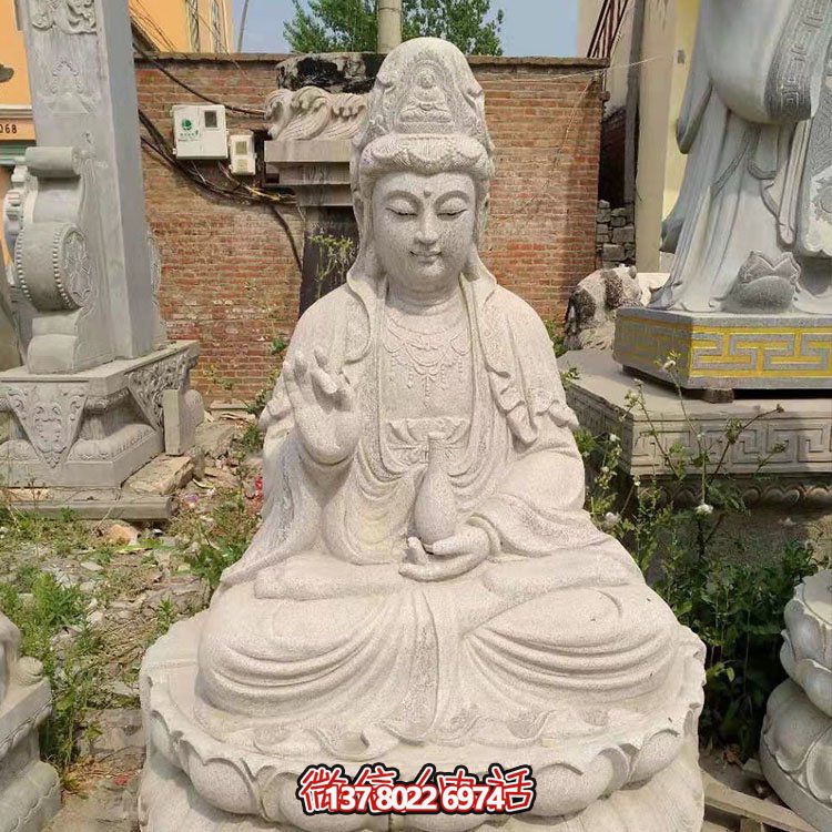 傳承古老文化的大理石觀(guān)音雕塑