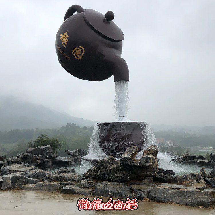 這款創(chuàng)意玻璃鋼懸空流水擺件，是一款非常適合大型園林景區(qū)及戶外空間裝飾的藝術(shù)品