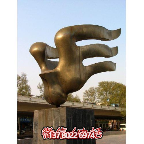 大型不銹鋼景觀雕塑，創(chuàng)意點(diǎn)亮戶外廣場(chǎng)、園林和景區(qū)