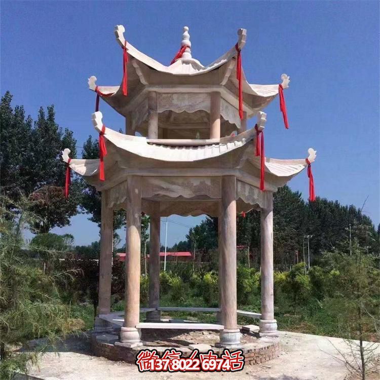 古典式園林雕塑，打造涼亭小區(qū)尊貴裝點