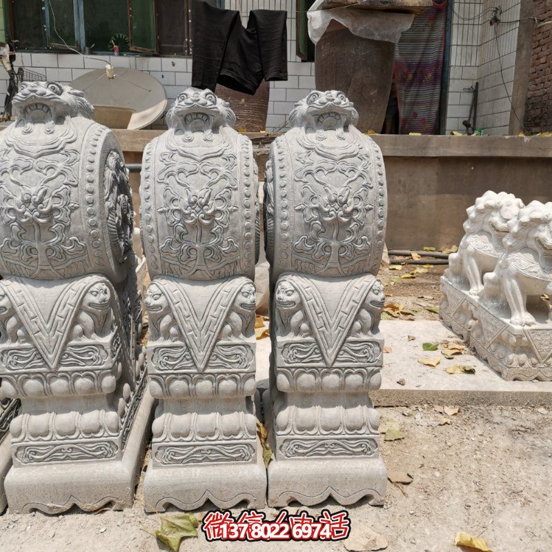 精美古典石雕擺件，美化庭院景觀