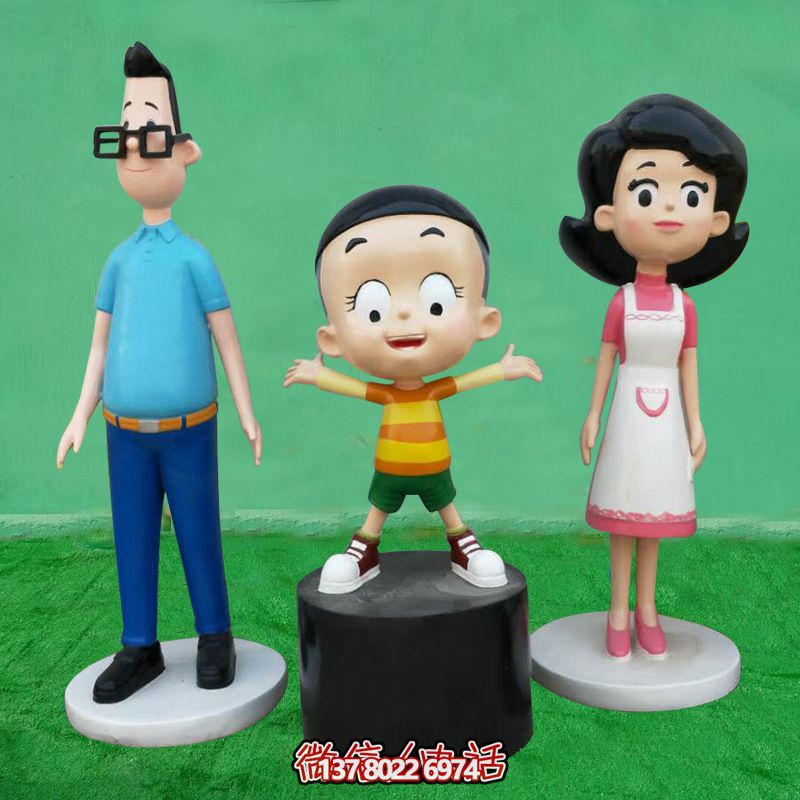 玻璃鋼卡通人物雕塑，為游樂園增添彩繪驚喜