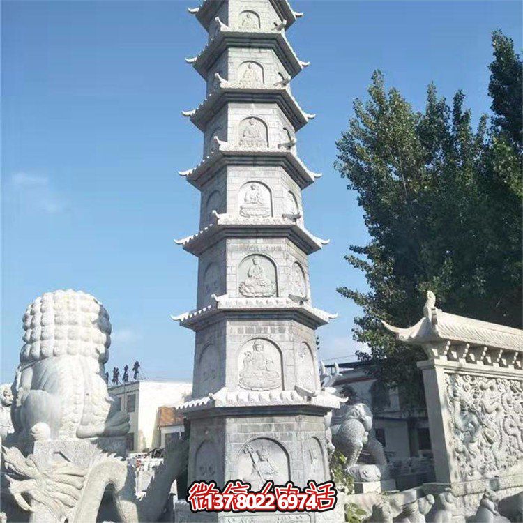 古典佛教雕塑藝術(shù)——精美青石舍利塔、石塔寺、佛塔