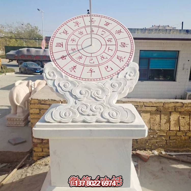 古典石雕計(jì)時(shí)器擺件，傳承校園文化
