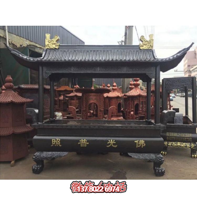 精美銅雕香爐，裝點(diǎn)您的景區(qū)、寺廟、戶(hù)外