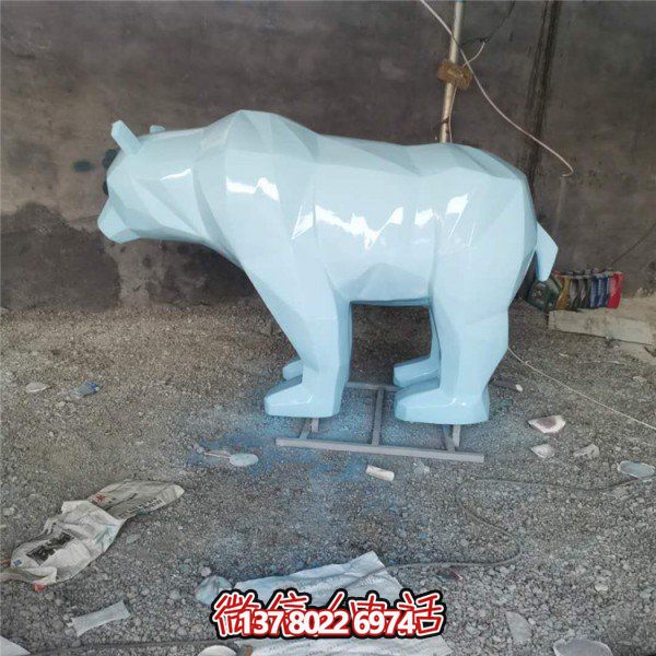 玻璃鋼幾何雕塑，裝飾動物園園林和戶外空間