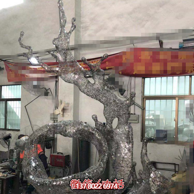 戶(hù)外廣場(chǎng)不銹鋼創(chuàng)意海浪浪花雕塑