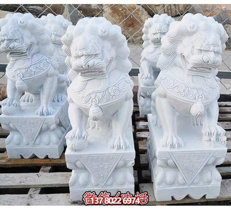 天安門(mén)獅子，漢白玉中式傳統(tǒng)北方石獅子