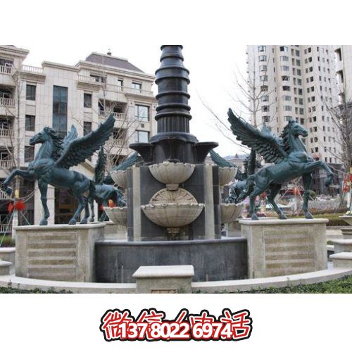 廣場(chǎng)阿波羅戰(zhàn)車(chē)雕塑大型戶(hù)外景觀擺件